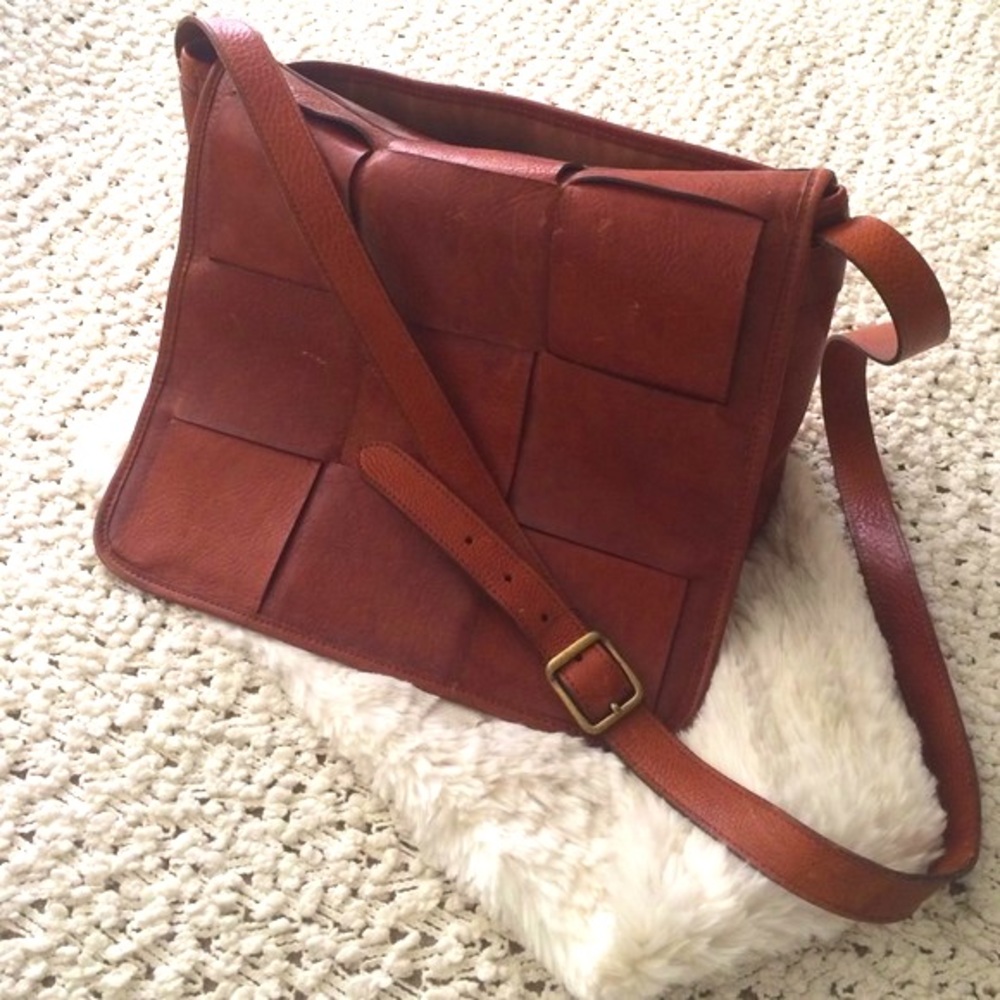 Leather Messenger Bag